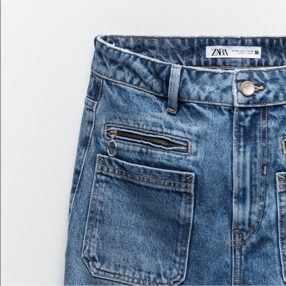 Zara cropped wide-legged jeans - Picture 2 of 4